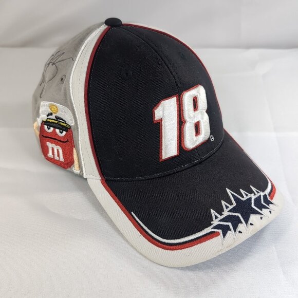 Kyle Busch American Salute SIGNED Nascar Racing Hat #18 Chase Authentics 2012 - Picture 1 of 14